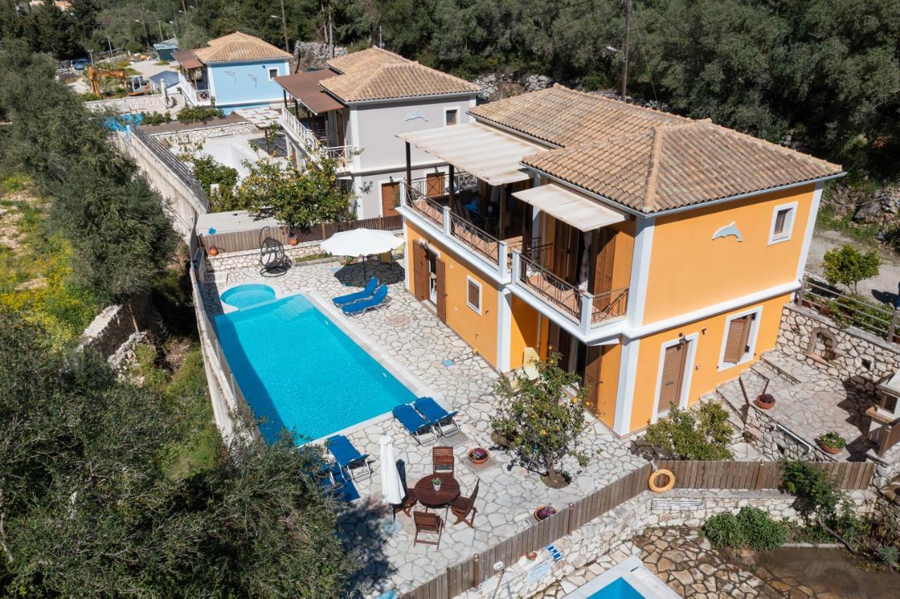 Delphinus Villas-Villa Nikitas Áyios Nikítas Exteriör bild