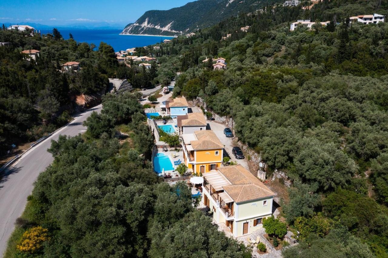 Delphinus Villas-Villa Nikitas Áyios Nikítas Exteriör bild
